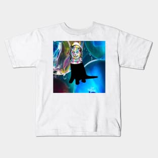 SPACE CAT COLORS Kids T-Shirt